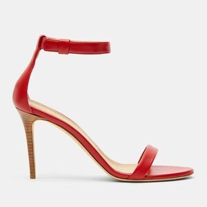 Theory Nappa High Heel Sandal Open Toe Ankle Strap Pumps 39 NIB 355